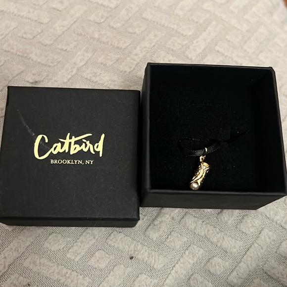 Catbird Jewelry - NWT Catbird Holy Cannoli Charm, Yellow Gold